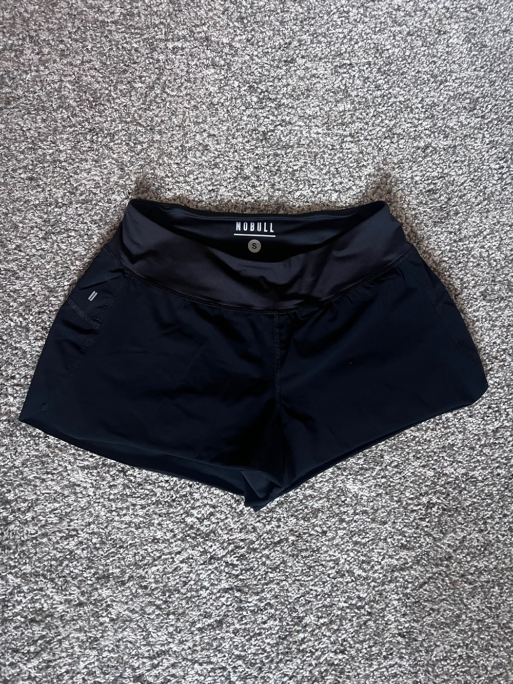NOBULL Women's Black Athletic Running Shorts
